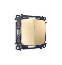 Комплект механизма 2-кл проходного выключателя Ambrella Volt Omega MO603020