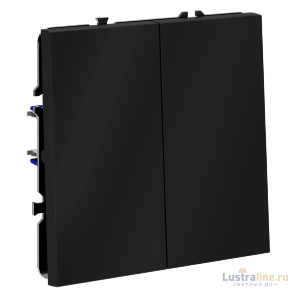 Проходной переключатель двухклавишный Voltum S70 VLS020307