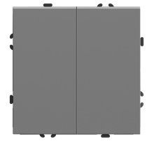 Выключатель двухклавишный Stekker RSW10-5104-10 Эмили 49944