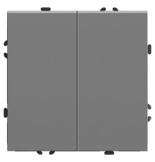 Выключатель двухклавишный Stekker RSW10-5104-10 Эмили 49944