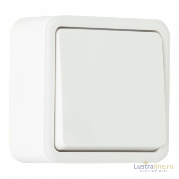 Выключатель одноклавишный проходной Arte Milano 310.32-1.white
