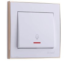 Выключатель проходной с подсветкой Lezard Rain 703-0226-114