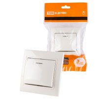 Выключатель одноклавишный с подсветкой Таймыр TDM Electric SQ1814-0104 Выключатель одноклавишный с подсветкой Таймыр TDM Electric SQ1814-0104