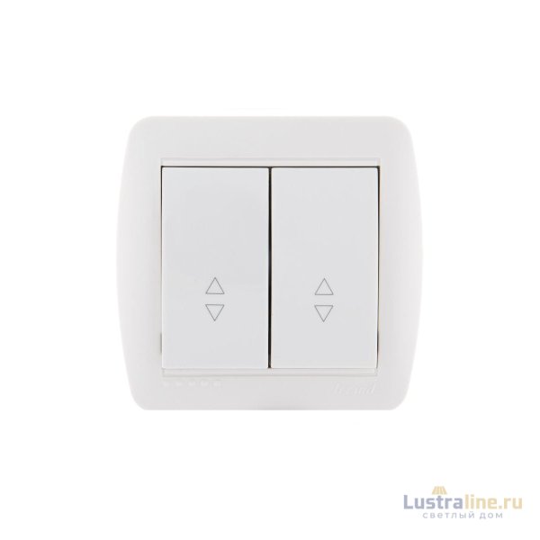 Выключатель проходной двойной Lezard Demet 711-0200-106