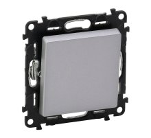 Переключатель одноклавишный Legrand Valena Life 10А 250В алюминий 752606