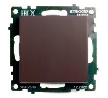 Выключатель 1-клавишный Stekker Катрин GLS10-7103-04 49020