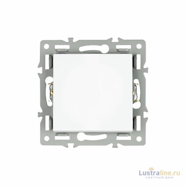 Механизм выключателя одноклавишный проходной Arlight SWT-MKP1-PL-WH (250V, 16A) 043714