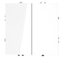 Выключатель двухклавишный Voltum S70 VLS020101