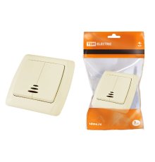 Выключатель двухклавишный с подсветкой Онега TDM Electric SQ1805-0034