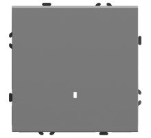 Выключатель 1-клавишный c индикатором Stekker Эмили RSW10-5101-10 49941