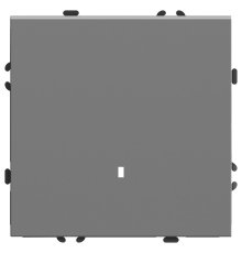 Выключатель 1-клавишный c индикатором Stekker Эмили RSW10-5101-10 49941