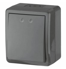 Выключатель одноклавишный ЭРА Эксперт 10AX 250V IP54 11-1401-03 Б0020670