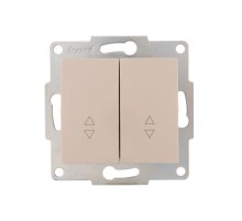 Выключатель проходной двойной Lezard Karina 707-0388-106