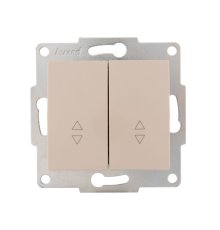 Выключатель проходной двойной Lezard Karina 707-0388-106