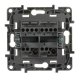 Переключатель двухклавишный Legrand Etika 10A 250V антрацит 672612