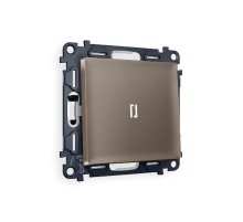 Комплект механизма 1-кл выключателя с подсветкой Ambrella Volt Alfa MA632015