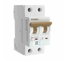 Автоматический выключатель 2P 50 A C 6 кА Werkel W902P506 4690389192890 a062546