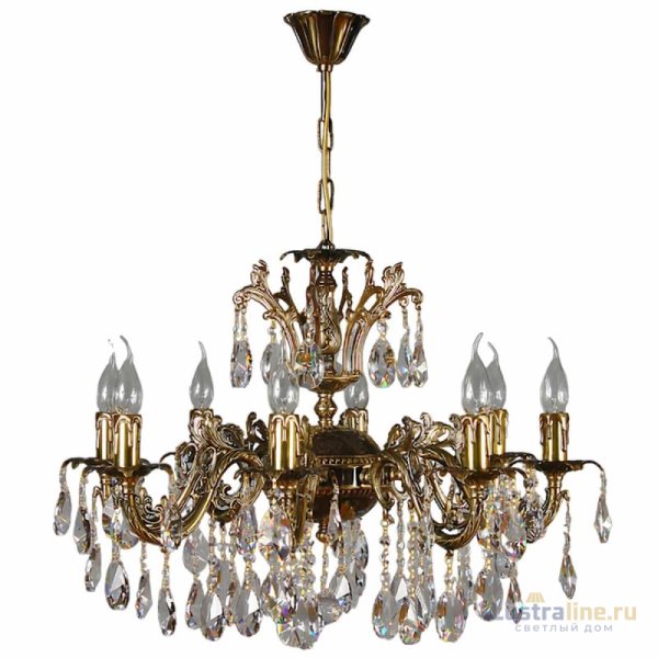 Подвесная люстра Ambiente Granada 2118/8 PB Tear drop Подвесная люстра Ambiente Granada 2118/8 PB Tear drop
