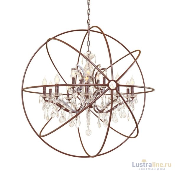 Подвесная люстра LOFT IT Foucaults orb crystal Loft1897/15 Подвесная люстра LOFT IT Foucaults orb crystal Loft1897/15