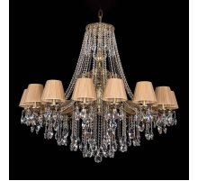 Подвесная люстра Bohemia Ivele 1771/16/410/B/GB/SH37-160 Подвесная люстра Bohemia Ivele 1771/16/410/B/GB/SH37-160