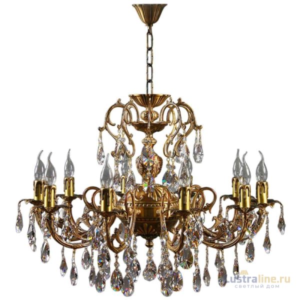 Подвесная люстра Ambiente Alicante 8888/10 AB Tear drop Подвесная люстра Ambiente Alicante 8888/10 AB Tear drop