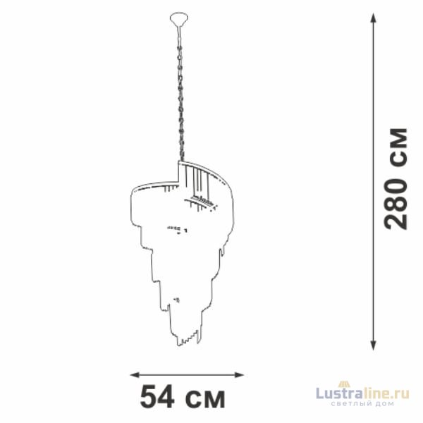 Подвесная люстра Vitaluce V58380-8/16 Подвесная люстра Vitaluce V58380-8/16