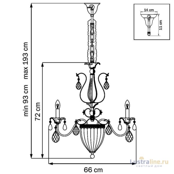 Подвесная люстра Lightstar Schon 790112 Подвесная люстра Lightstar Schon 790112