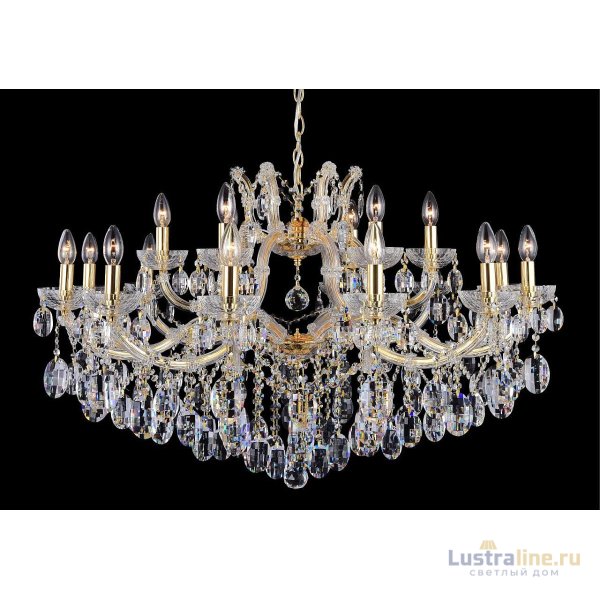 Подвесная люстра Crystal Lux Hollywood SP12+6 Gold Подвесная люстра Crystal Lux Hollywood SP12+6 Gold