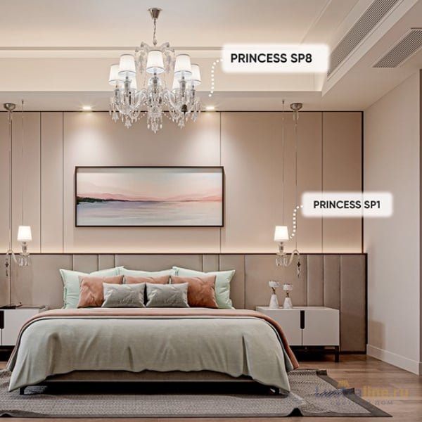 Подвесная люстра Crystal Lux Princess SP8 Подвесная люстра Crystal Lux Princess SP8