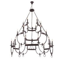 Подвесная люстра Crystal Lux Suerte Brown SP12+6+6 Подвесная люстра Crystal Lux Suerte Brown SP12+6+6