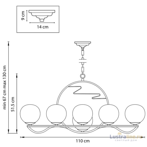 Подвесная люстра Lightstar Enna 762117 Подвесная люстра Lightstar Enna 762117
