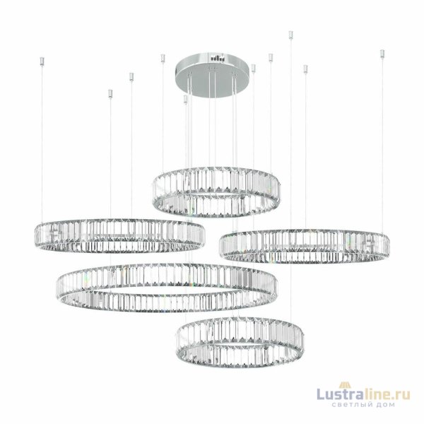 Подвесная люстра Loft IT Crystal ring 10135/5 Chrome Подвесная люстра Loft IT Crystal ring 10135/5 Chrome