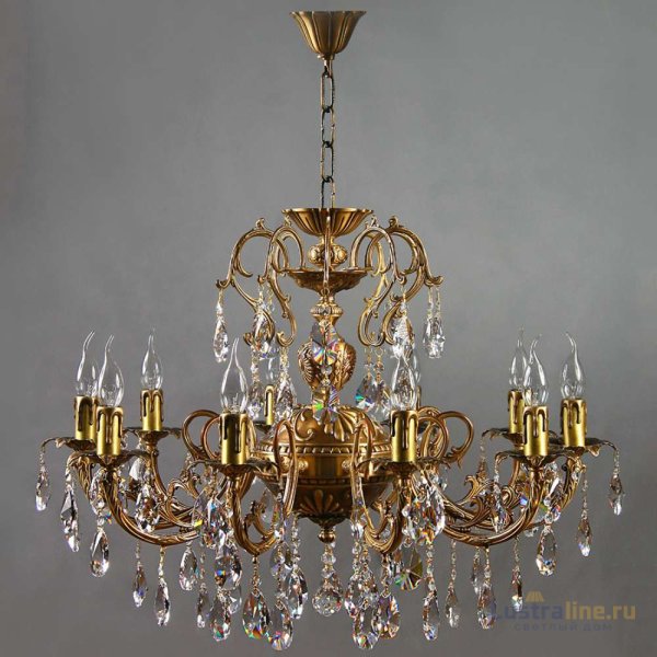Подвесная люстра Ambiente Alicante 8888/10 AB Tear drop Подвесная люстра Ambiente Alicante 8888/10 AB Tear drop