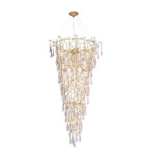 Подвесная люстра Crystal Lux Reina SP34 D1200 Gold Pearl