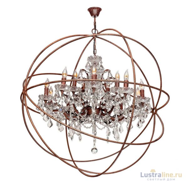 Подвесная люстра LOFT IT Foucaults orb crystal Loft1897/15 Подвесная люстра LOFT IT Foucaults orb crystal Loft1897/15