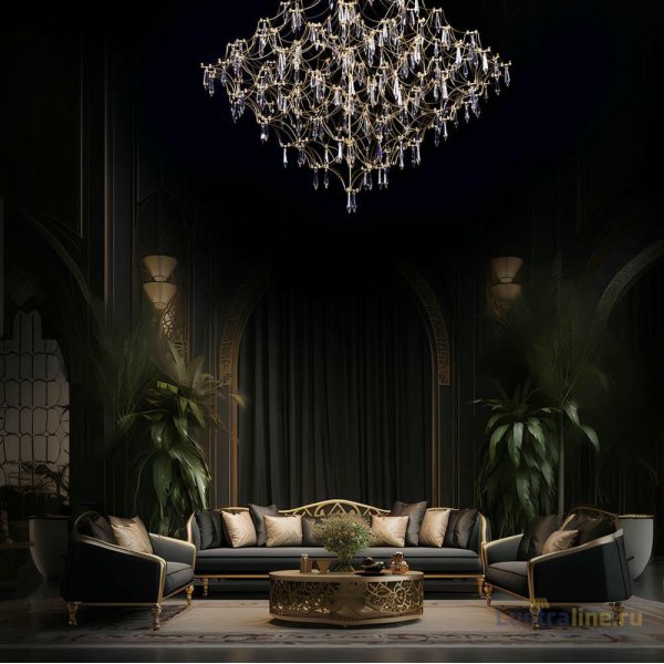 Подвесная люстра Loft IT Mira 10259/1000 Gold Asfour Подвесная люстра Loft IT Mira 10259/1000 Gold Asfour
