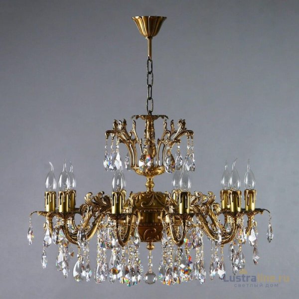 Подвесная люстра Ambiente Granada 2118/10 AB Tear drop Подвесная люстра Ambiente Granada 2118/10 AB Tear drop