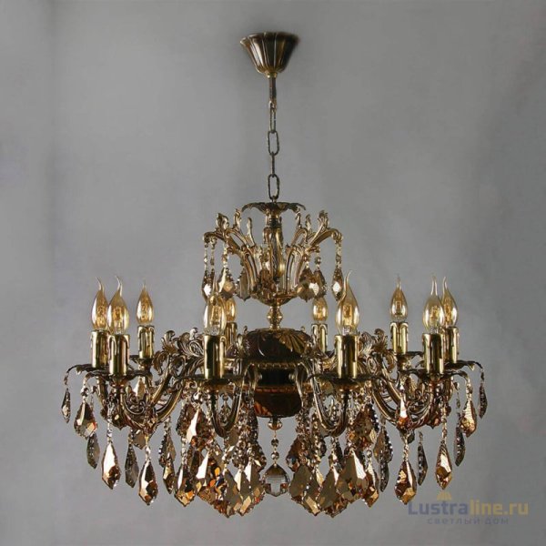 Подвесная люстра Ambiente Granada 2118/10 PB Honey Leaf Подвесная люстра Ambiente Granada 2118/10 PB Honey Leaf