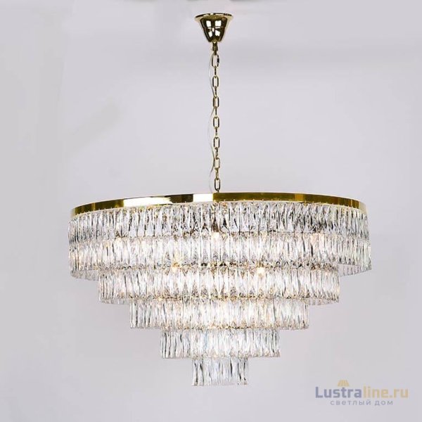 Подвесная люстра Newport 10129+17/C gold М0062139