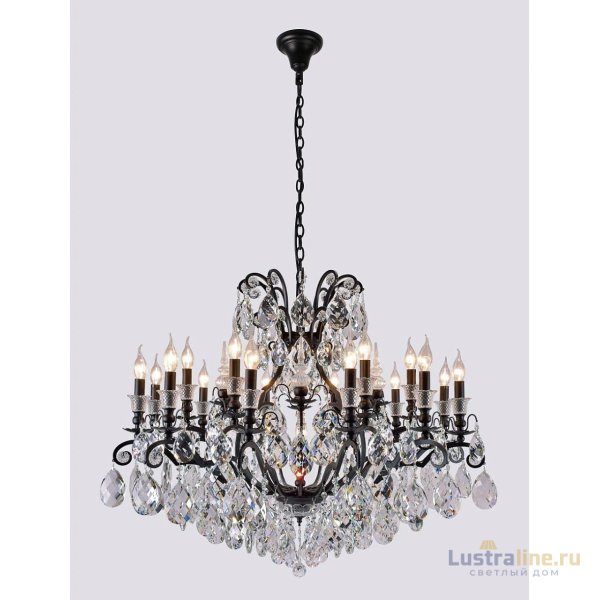 Подвесная люстра Crystal Lux Magnifico SP19 Black/Transparent Подвесная люстра Crystal Lux Magnifico SP19 Black/Transparent