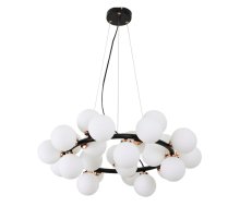 Подвесная люстра Lumina Deco Marsiada LDP 6033-25 BK+MD