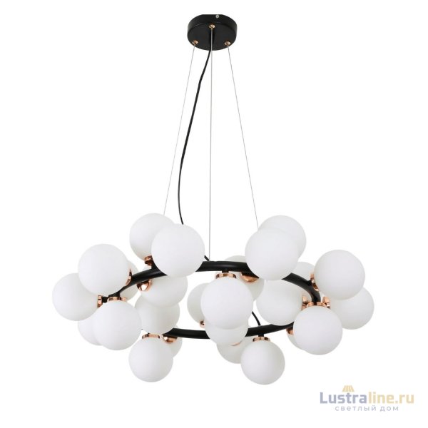 Подвесная люстра Lumina Deco Marsiada LDP 6033-25 BK+MD Подвесная люстра Lumina Deco Marsiada LDP 6033-25 BK+MD