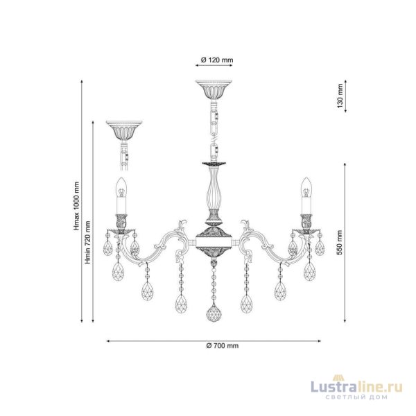 Подвесная люстра Lucia Tucci Firenze 141.8 Coffe Gold Подвесная люстра Lucia Tucci Firenze 141.8 Coffe Gold