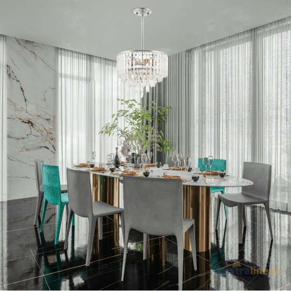 Люстра на штанге Arte Milano Sorrento 375509/6/300/390 CR Люстра на штанге Arte Milano Sorrento 375509/6/300/390 CR