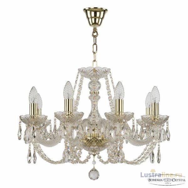 Подвесная люстра Bohemia Ivele Crystal 101/8/195 G Подвесная люстра Bohemia Ivele Crystal 101/8/195 G