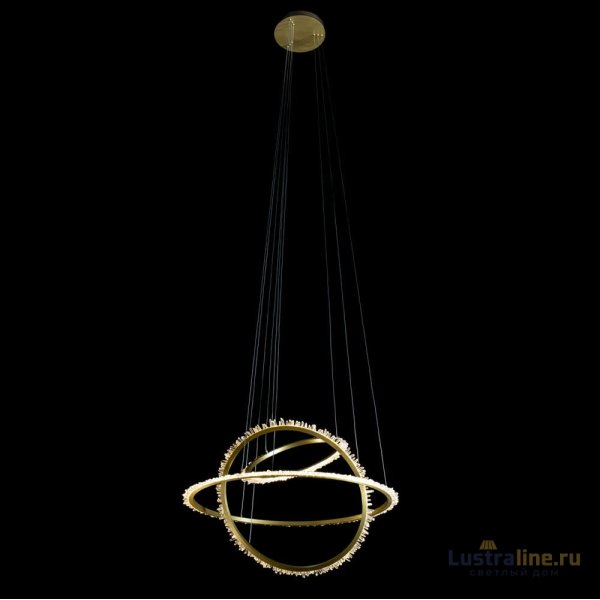 Подвесная люстра Delight Collection Quartz Halo MD20020154-3A satin gold