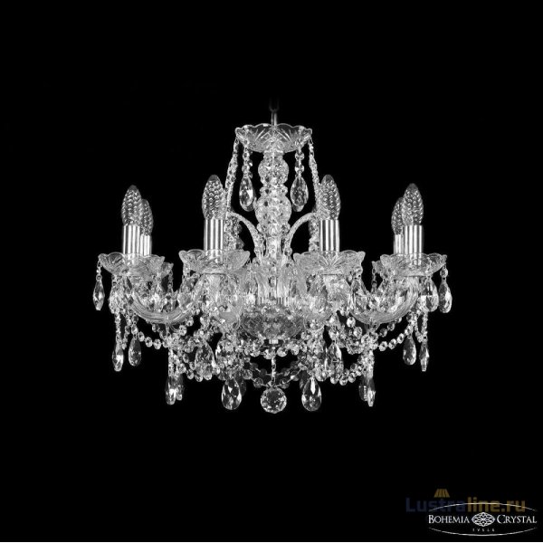 Подвесная люстра Bohemia Ivele Crystal 1411/8/195 Ni