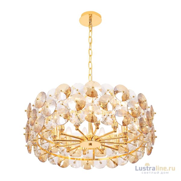 Подвесная люстра Crystal Lux CRYSTAL SP12 GOLD