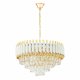 Подвесная люстра Lumina Deco Funneli LDP 6003-500 WT+F.GD
