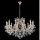 Подвесная люстра Crystal Lux Hollywood SP12 Gold